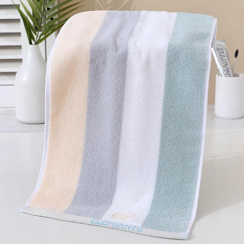 Description Picture 5 of item34x75cm Soft Cotton Towels Cartoon Children Bath Towel Handkerchief Bathing Face Washcloth Shower Towel