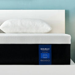 Molblly Cool Breathable Gel Memory Foam Mattress Bedroom Sleeping 8 Inch