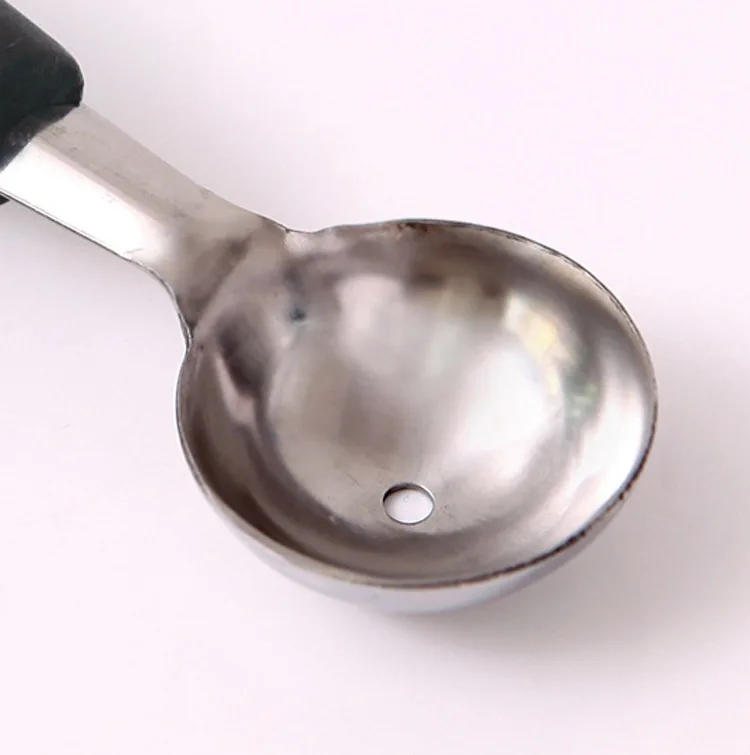 Description Picture 5 of itemDouble-Sided Fruit Melon Baller Spoon, 2 in 1 Stainless Steel Ice cream Ball Spoon Scoops Cutter for Watermelon