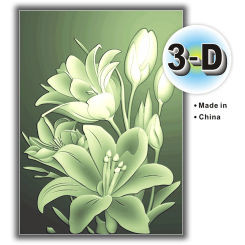 New Beautiful Lily Flower 3d Relief Plastic Embossing Folder And Mold For Card Making, Scrapbook Paper, Diy Decorative Products