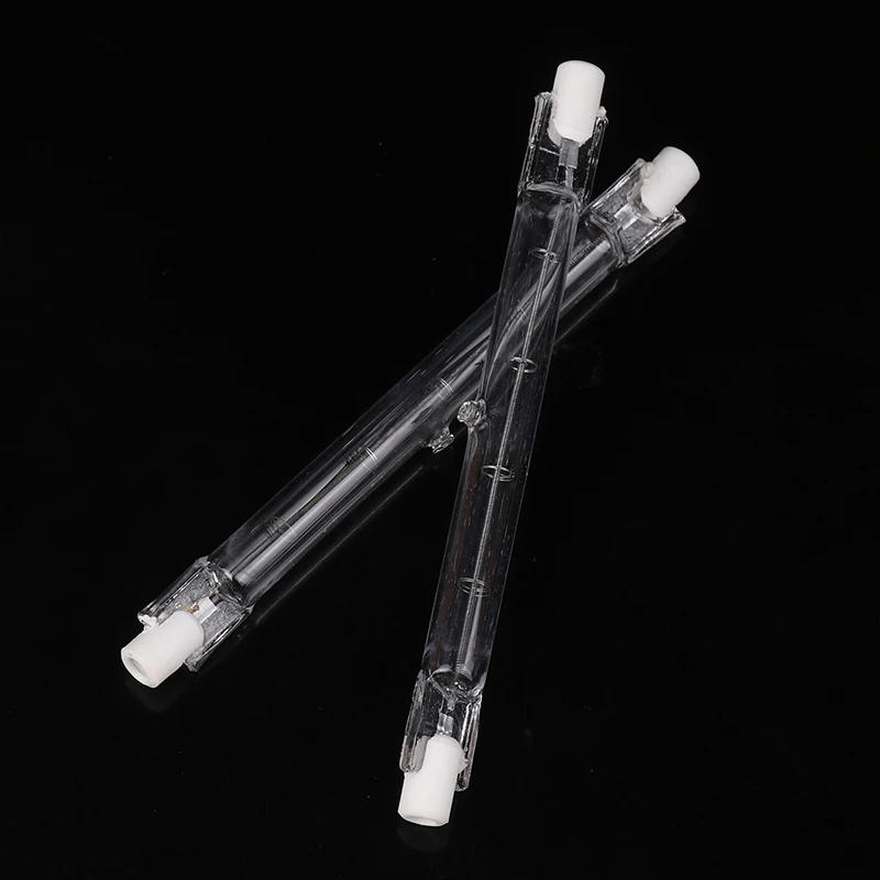 Description Picture 5 of item5Pieces New Glass Tube Halogen Light Bulb 220-240V 500W 500 Watt 118mm R7s Halogen Blub Household Decor Lighting Bulb