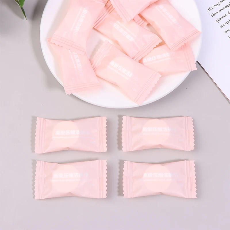 Description Picture 3 of item30/50pcs Portable Disposable Compressed Towels Soft Small Face Towels Travel Absorbent Compressed Towels Travel Essentials