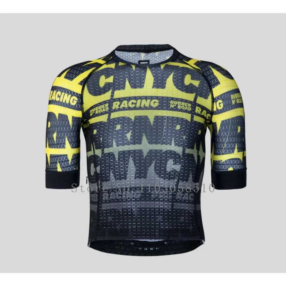 Description Picture 4 of itemRUBBER N'ROAD Summer Cycling Clothing tops MTB Bike Clothes Maillot Ropa Ciclismo Man Cycling Bicycle Maillot Ciclismo Hombre