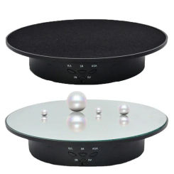 360 Degree Electric Display Stand, Filming Platform, Turntable, Dynamic, Support, Jewellery Stand,3 Speeds,200 MM