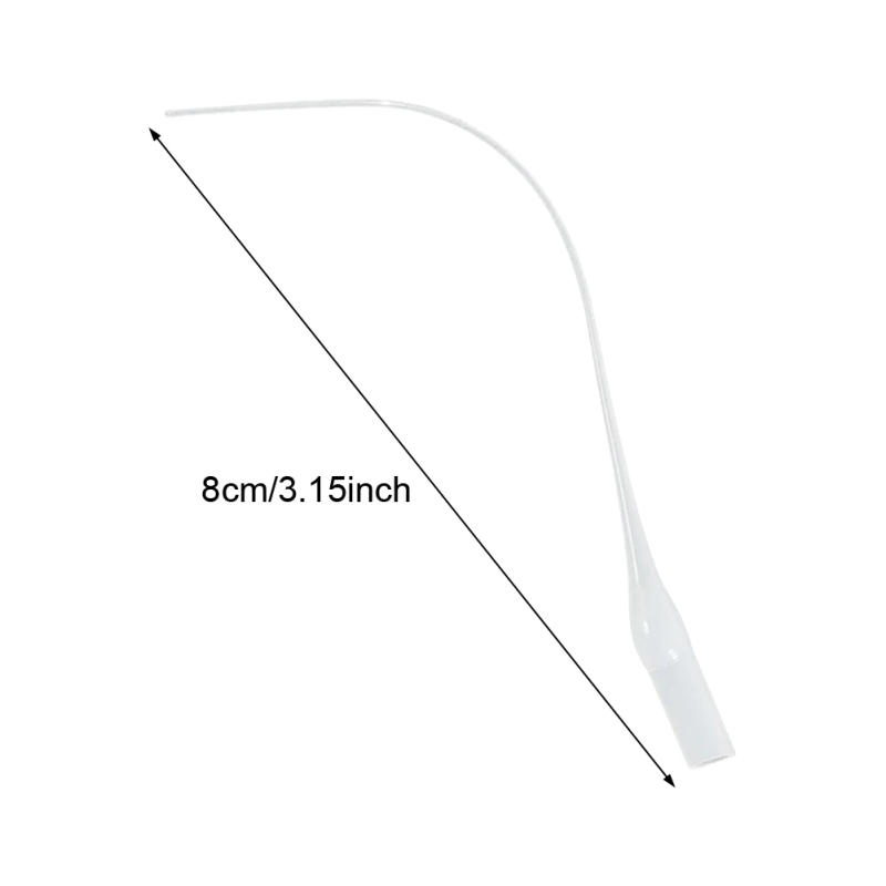 Description Picture 5 of item100pcs Adhesive Dispenser Bottle Cap Applicator Mouse Tail Crafting Micro Tip Glue Dropping Tube Anti Spill Dispensing Needle