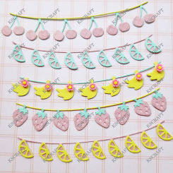 KSCRAFT  Fruit Garlands Cutting Dies Stencils for DIY Scrapbooking Decorative Embossing DIY Paper Cards