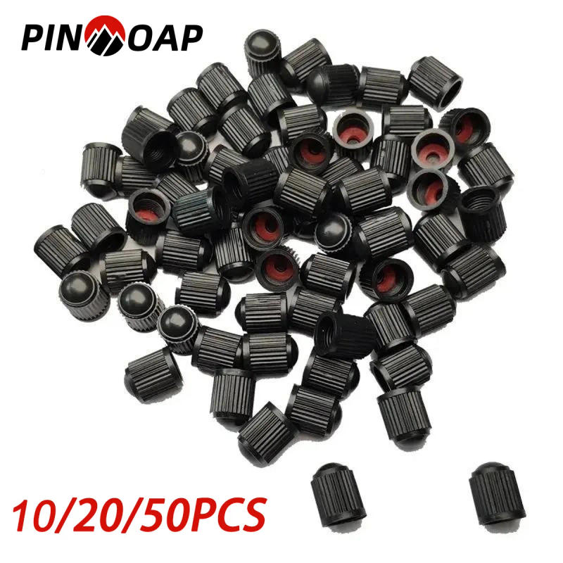 Description Picture 2 of itemBicycle Tire Valve Dust Cap With Gasket Rubber Ring Valve Stem Air Cap Car Bicycle Truck Motorcycle Electric Bicycle 10/20/50PCS