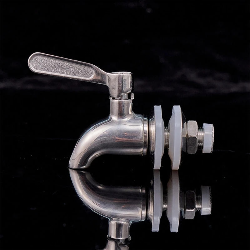 Description Picture 3 of itemStainless Steel Beverage Dispenser Spigot 12mm Easy Install Drink Faucet Simple Installation for Juice & Wine Barrels
