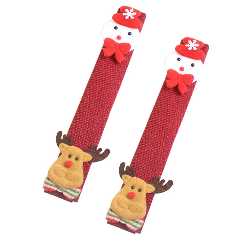 Description Picture 2 of itemRefrigerator Door Handle Gloves Anti-Static Thickened Anti-Cold Keep Clean Kitchen Utensil Protector Handle Cover Christmas