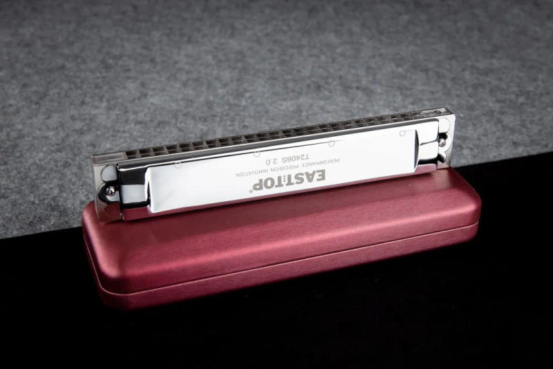 Description Picture 6 of itemEast top Tremolo Harmonica Key of D, 24 Holes Professional T2406S 2.0 Harmonica For Adults, Professionals an