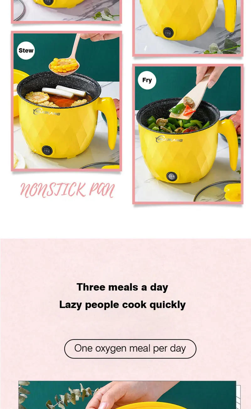Description Picture 5 of item1.8L Multifunctional Electric Rice Cooker Mini Non-stick Cookware Multicooker for Home and Kitchen Appliances Pan Pots Offers
