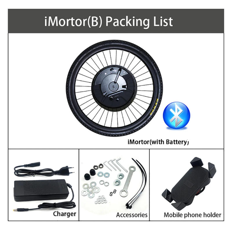 Description Picture 3 of itemIMotor 3.0 36V 350W Electric Bike Conversion Kit with 7.2AH Battery 24"-29" 700C Motor Wheel Size EBike Motor Kit V/Disc Brake