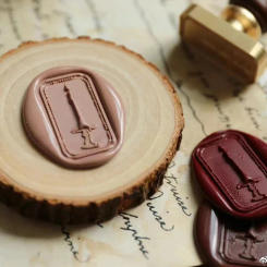 3D Embossed Candle/candlestick Wax Seal Relief Sealing Stamp Head For Scrapbooking Cards Envelopes Wedding Invitations Gift