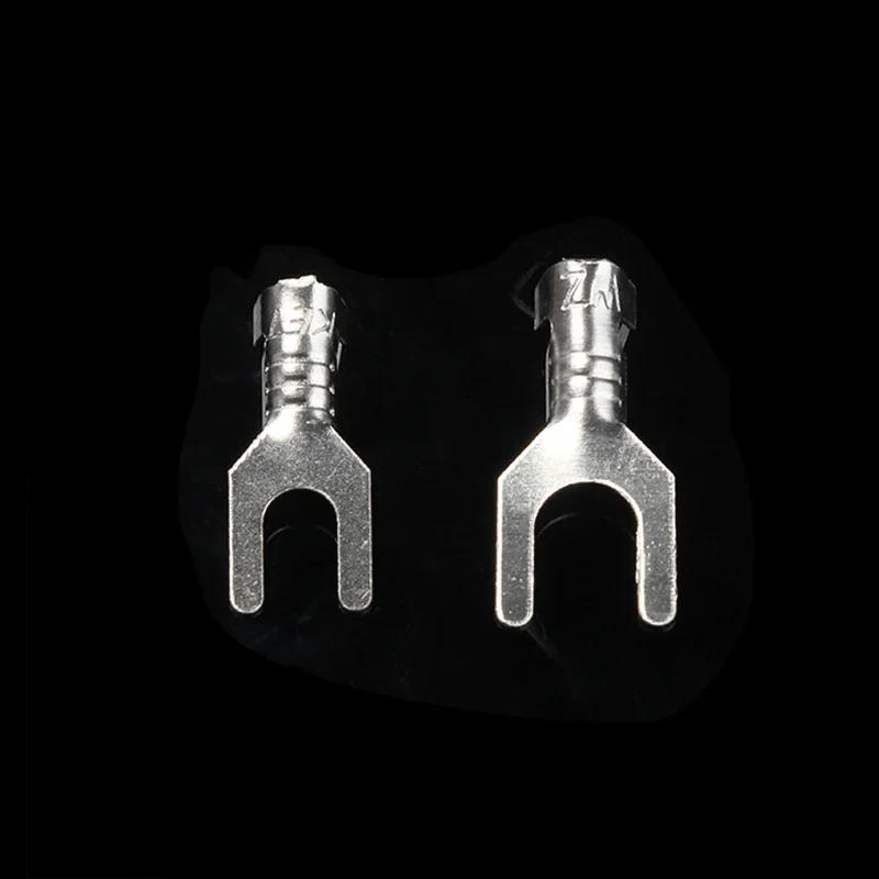 Description Picture 3 of item100pcs Y-Shape Terminal - 3.2mm & 4.2mm Fork Spade Terminal Lug, Bare Cold-Pressed Crimp Connectors, Y-Type Wire Connectors