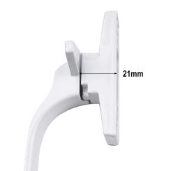 Left Right Hand Aluminum Alloy External Flat Handle For Window Household  Furniture Hardware Tools Accessories