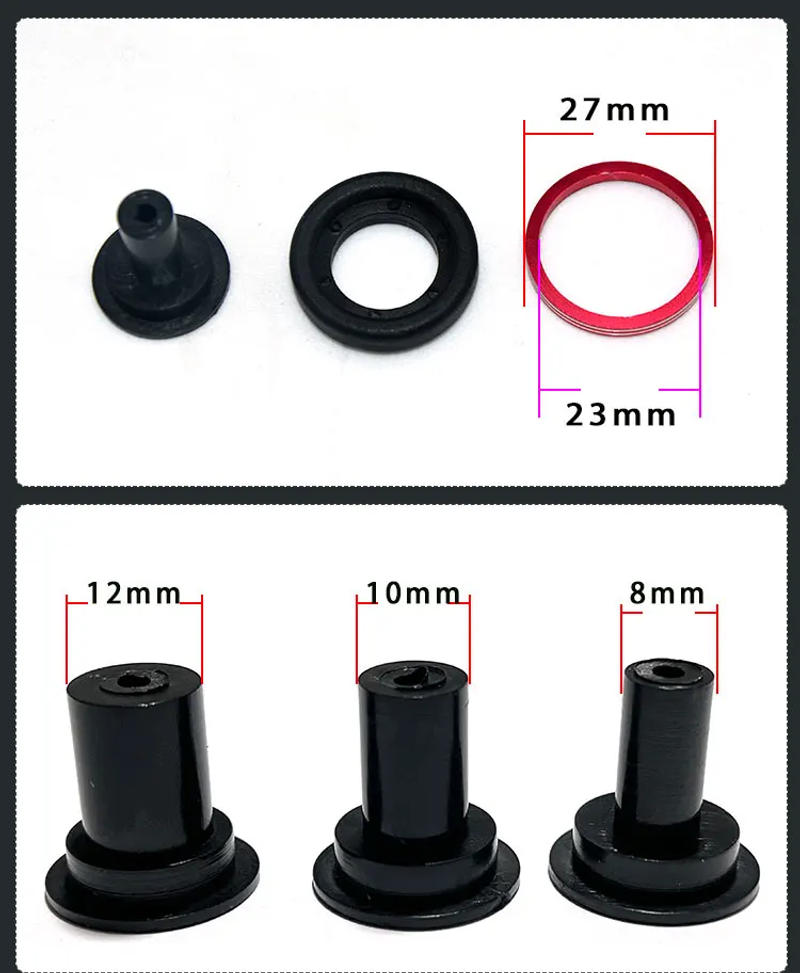 Description Picture 4 of itemTN32  4PCS butt end Fishing Rod Building Aluminum Ring  Fishing Rod End Cap Aluminium Ring Parts Fishing Pole Repair Accessory