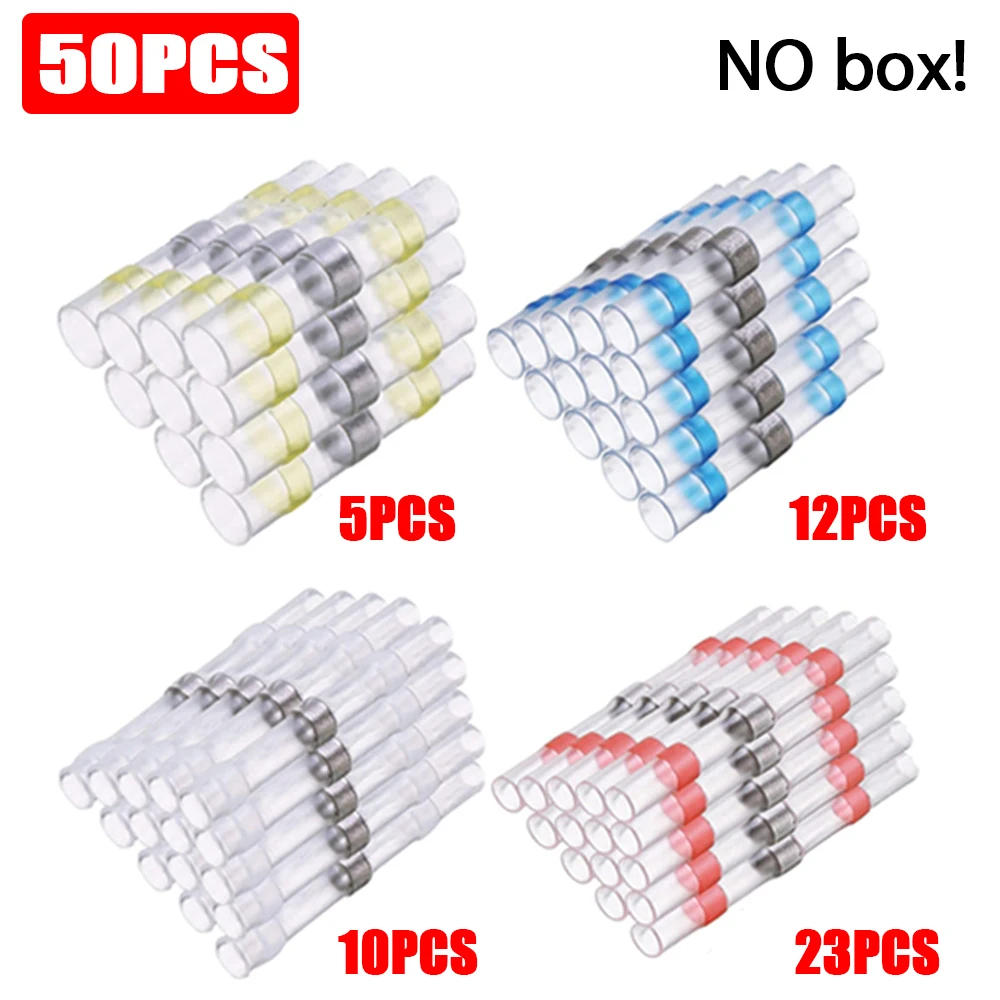 Description Picture 3 of item50/200/300/800PCS Heat Shrink Tubing Cable Sleeves Waterproof Solder Seal Wire Connector Electric Cabel Protection with Heater