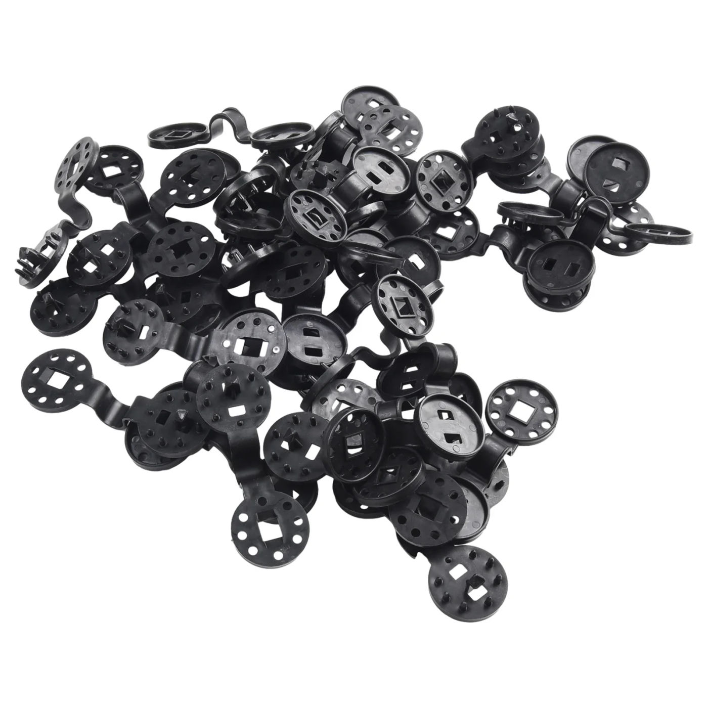 Description Picture 6 of item50 PCS Shade Mesh Plastic Clips Sturdy Heavy Duty Locking Fixing Clips Mesh Hook Brackets Greenhouse Accessories //