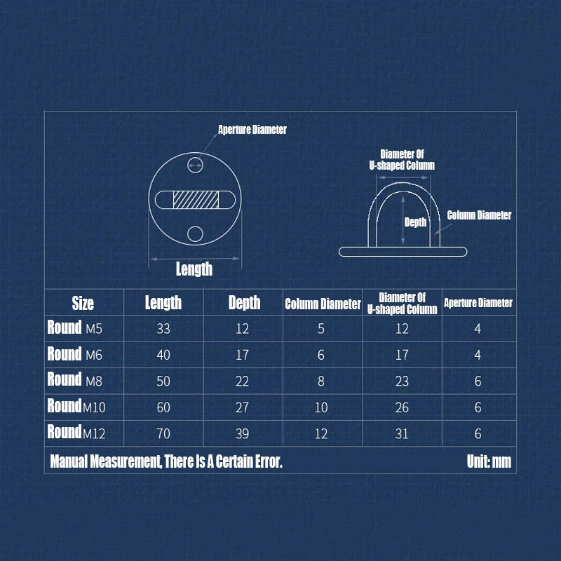 Description Picture 6 of item1/2PCS U-Shape Ceiling Mount Hook Fixed Hook Hook Anchor Hanger Thickened Solid For Ceiling Fan LeisureSofa Sandbag Hammock Ring