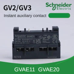 Schneider Motor Circuit Breaker Auxiliary Contact GVAE11 GVAN20 Motor Protector Formal Contact 1 Normally Open 1 Open 1 Closed