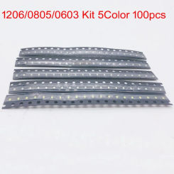 100pcs=5colors x 20pcs 5050 5730 1210 1206 0805 0603 LED Diode Assortment SMD LED Diode Kit Green/ RED / White / Blue / Yellow