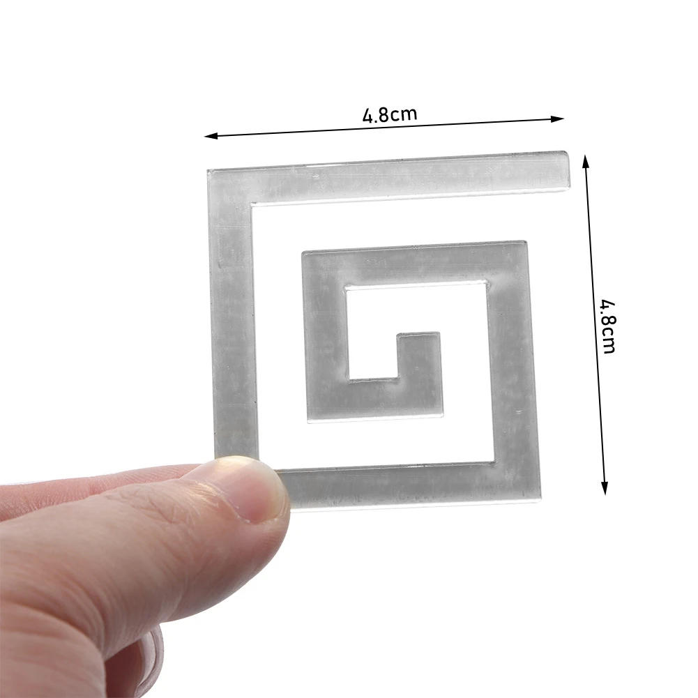 Description Picture 4 of item10Pcs Acrylic Mirror Sticker Adhesive Wall Decor Sticker Mirror Wall Art Home DIY Decoration Mirror Wall Stickers Home Decor