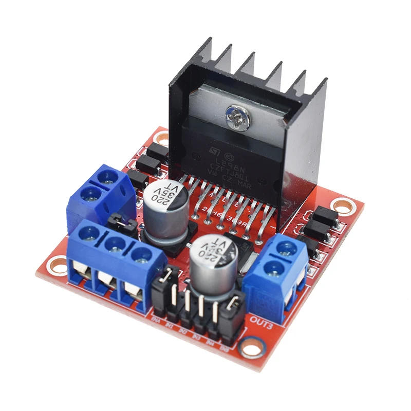 Description Picture 3 of itemL298N driver board module L298N stepper motor smart car robot breadboard peltier High Power L298 DC Motor Driver for arduino