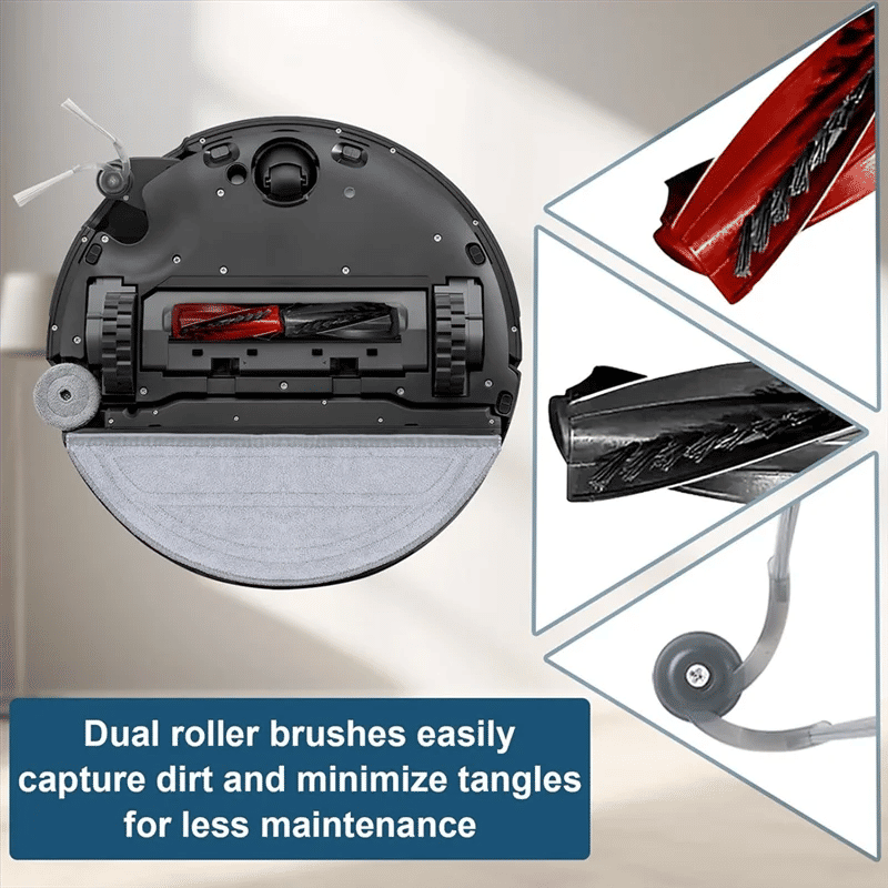 Description Picture 6 of itemB82B-Replacement Parts For Roborock Saros 10 Vacuum Cleaner Parts Main Side Brush Hepa Filter Mop Cloth Dust Bags Accessories Ki