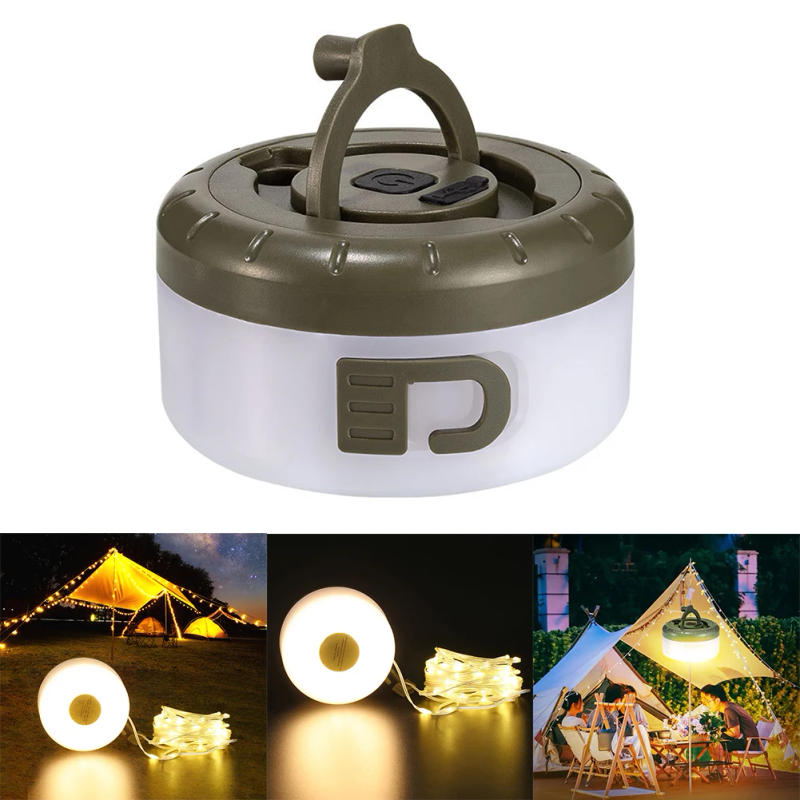 Description Picture 4 of itemCamping String Lights 1800mAh Tent String Lights 5 Light Modes Dimmable Camping Light Adjustable Brightness for Hiking Emergency