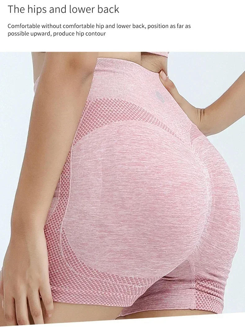 Description Picture 5 of itemYoga Set Gym Shorts Women Sport Bras Brassiere Workout Tops for Women Yoga Clothes Fitness Leggings Gym Set Seamless Yoga Sets