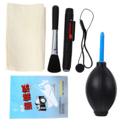 Camera Cleaner Kit Professional Lens Camera Cleaning Set Air Blower Cloth Pen Tissue for Canon Nikon Sony DSLR