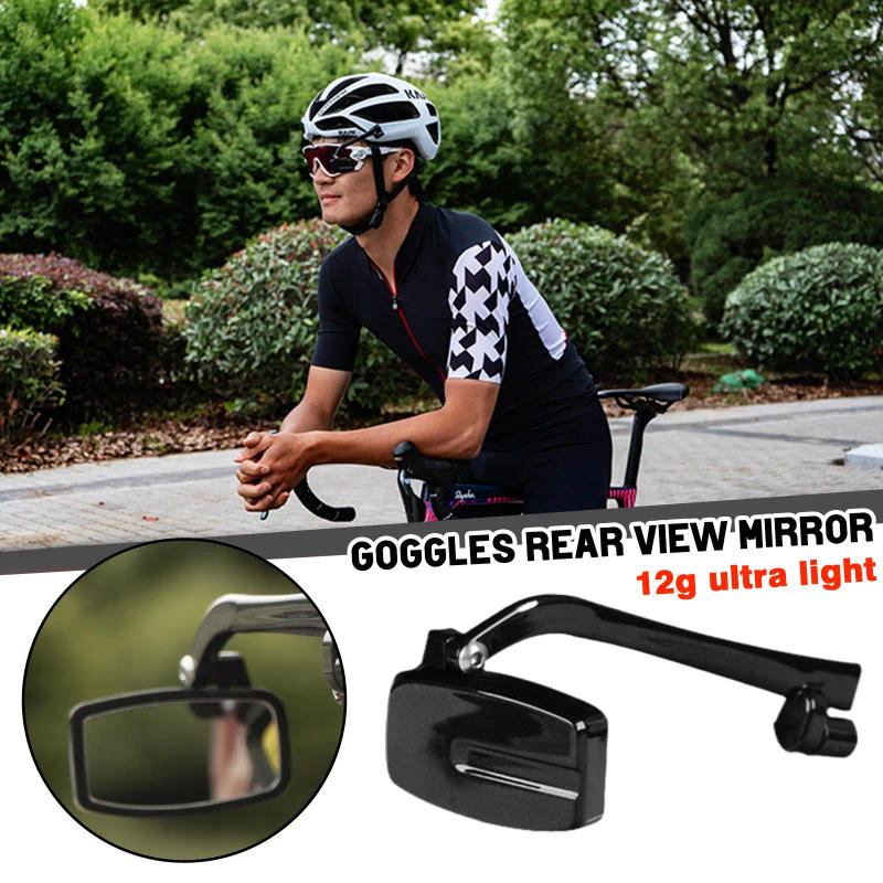 Description Picture 5 of itemBike Bicycle Cycling Riding Glasses Rear View Mirror 360 Rearview Adjustment Rear View Eyeglass Mount Helmet