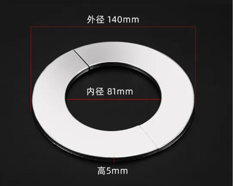 Description Picture 4 of itemStainless Steel Decorative Cover Faucet Pipe Gas Water Heater Cover Shower Cover For Gas Wall Boiler Extractors Exhaust Holes