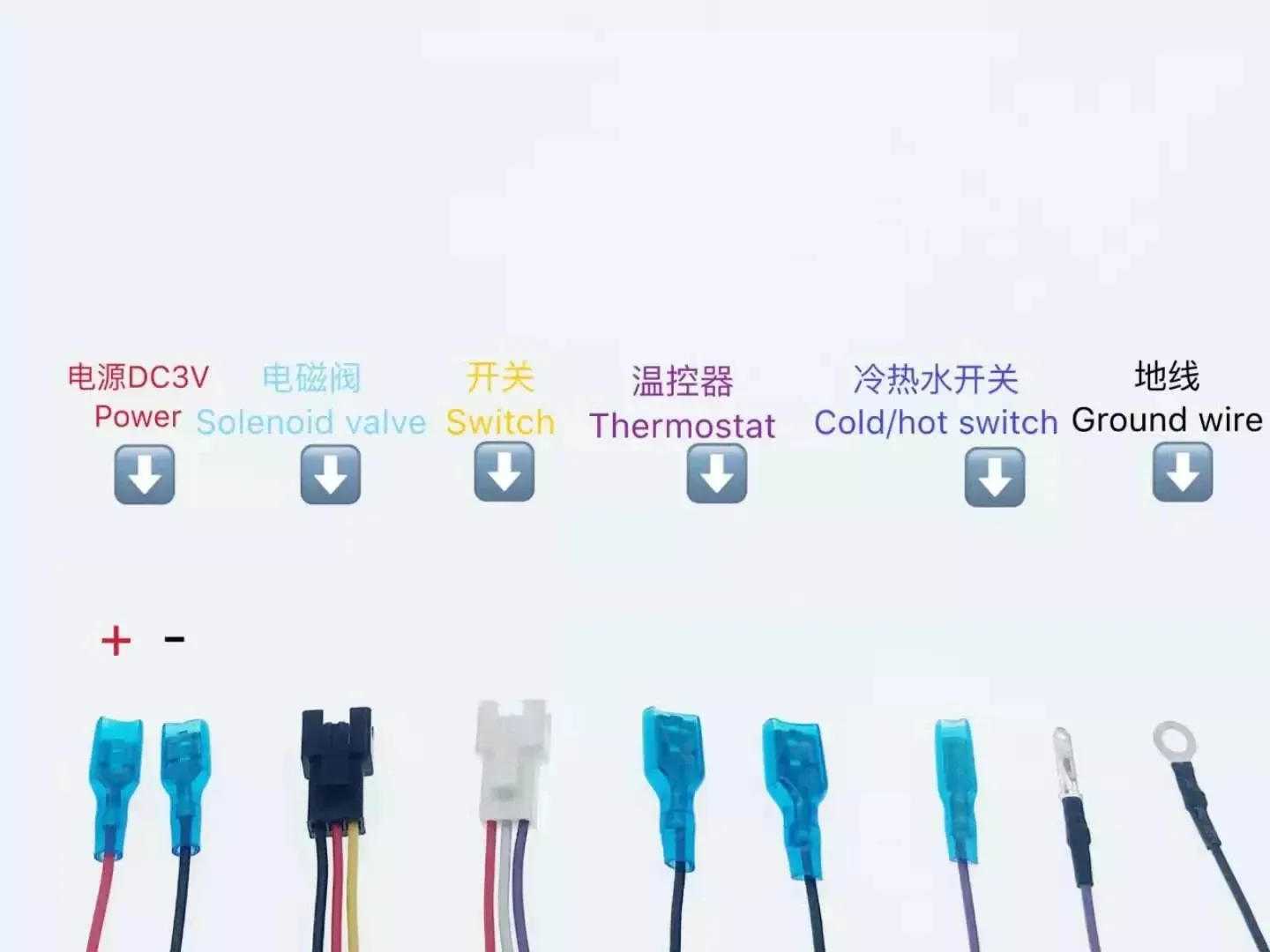 Description Picture 3 of itemOriginal DC 3V Gas stove Double ignition with Temperature control and display Pulse igniter 3+13 wires Bosch gas water heater