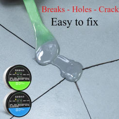 1set tile repair agent ceramic paste crack pit repair adhesive marble glaze repair paste floor tiles broken broken holes home us