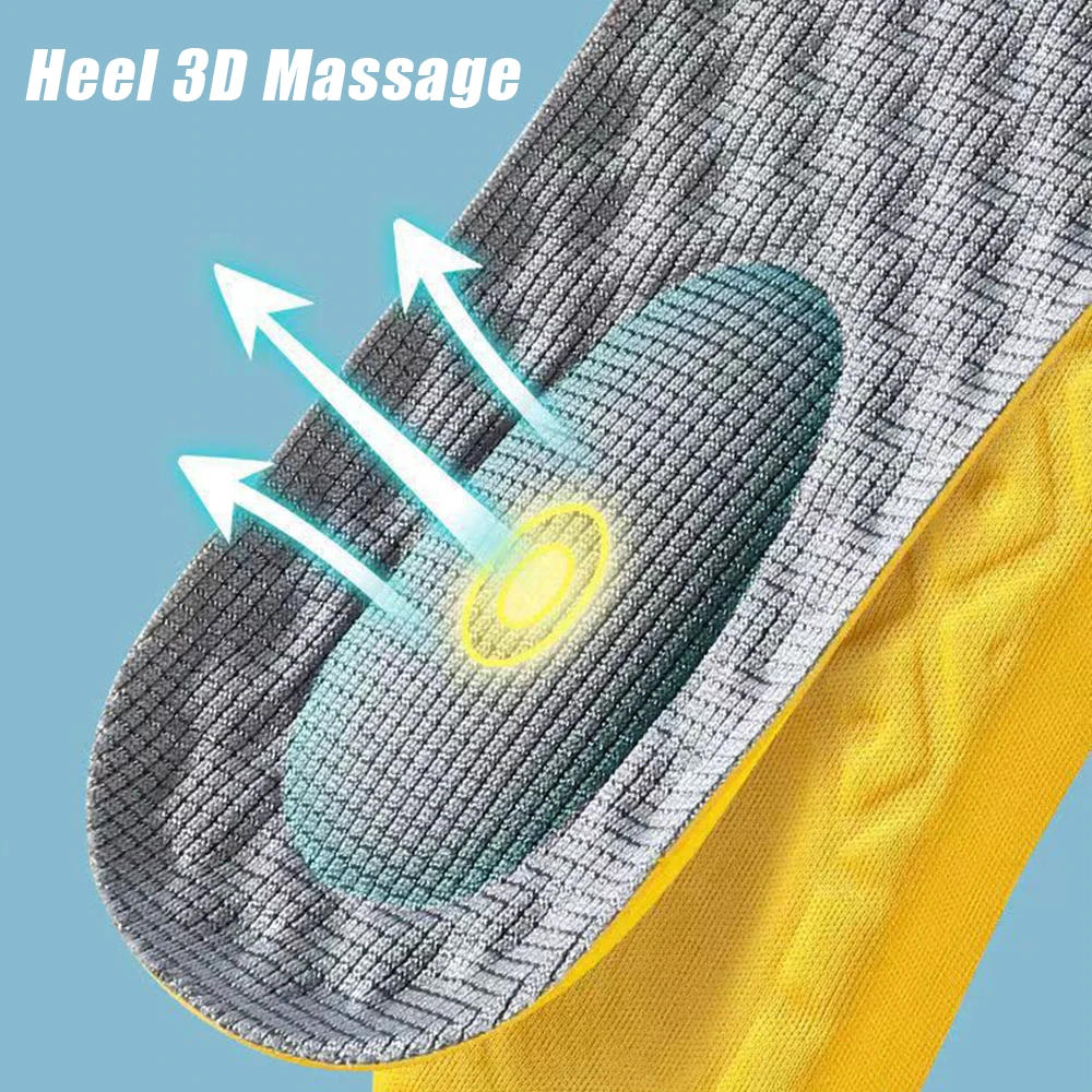Description Picture 3 of item2/4pcs Memory Foam Insoles Sport Support Insert Shoe Pad Feet Care Breathable Mesh Insoles for Women Men Running Massage Insoles