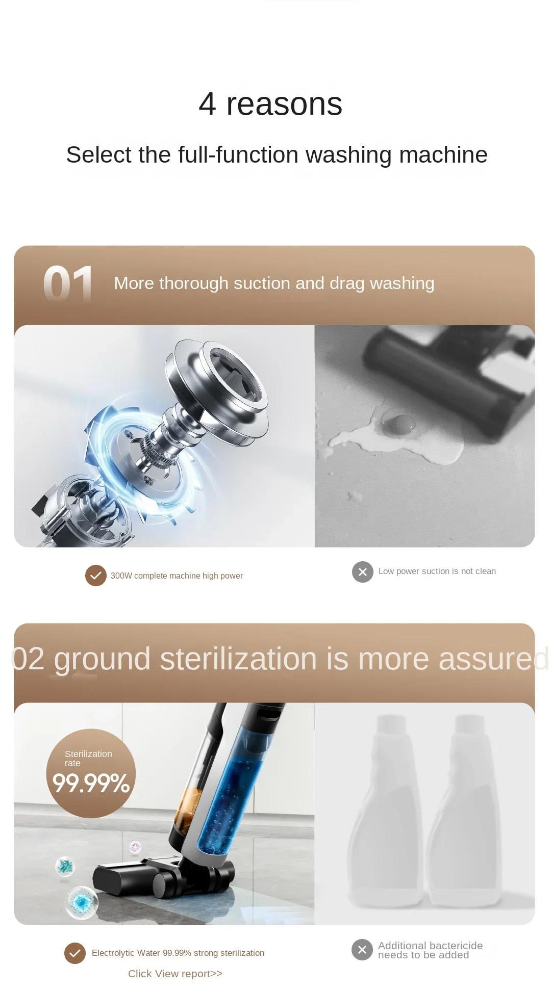 Description Picture 5 of itemDREAME H12SMix Washing Machine Suction, Drag and Sweep Integrated Household Appliances Mite Removal Vacuum Cleaner Automatic Mop