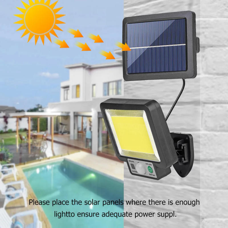 Description Picture 6 of itemGarden Solar LED Wall Lamp Outdoor Motion Sensor Waterproof Garden Solar Power Lights for Street Path Outdoor Wall Lamp