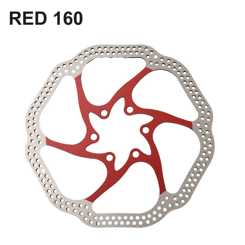 Description Picture 4 of item1pc Bicycle 160/180mm Stainless Rotors Disc Bike Brake For ROTOR Bicycle Brake Pad Parts Disc Brake Discs Cycling Accessories
