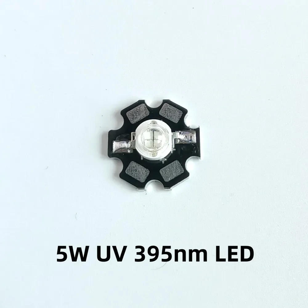 Description Picture 5 of item3W 5W High Power Light UV Purple LED 365nm 375nm 380nm 385nm 395nm 400nm 405nm Ultraviolet Bulbs Lamp Chips With 20mm pcb