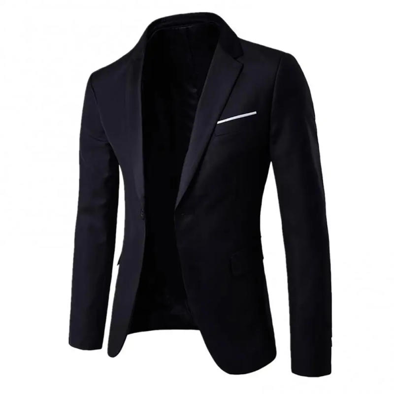 Description Picture 2 of item2023 Men Blazers 2 Pieces Sets Business Suits Coats Pants Set Wedding Formal Elegant Jackets Party Wedding Formal Casual Suit