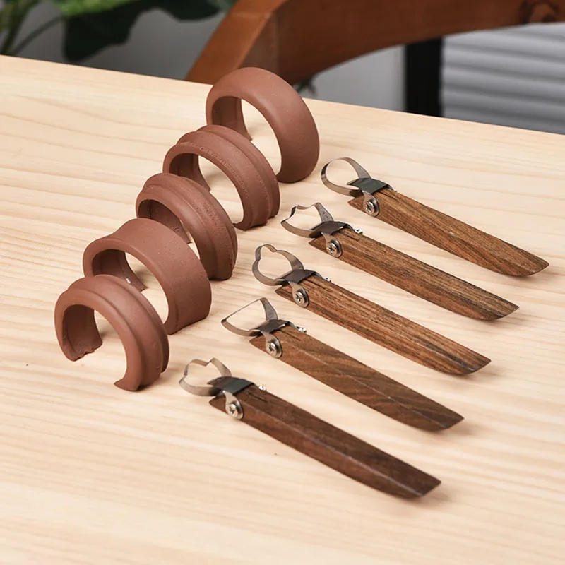 Description Picture 2 of itemPottery Tea Cup Water  Utensil Handle Tool DIY Handmade Polymer Clay Sculpture Repair Scraper Lightweight and Easy To Use