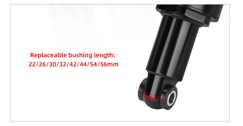 Description Picture 4 of itemDNM AO-6 Mountain Bike Air Rear Shock Absorber 100mm/125mm/150mm/165mm/190mm Folding Electric Scooter Shock Absorbers