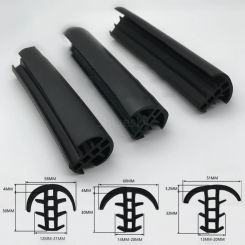 Rubber T Strip for Solar Photovoltaic Metal Cable Trench Cover Monocrystalline Solar Panel Sealing 60x34mm 51x35.2 58x34mm Black