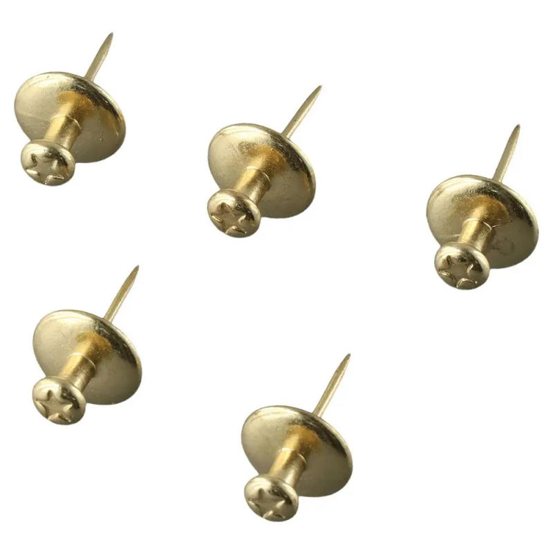 Description Picture 5 of item25 Pcs Decorative Double Headed Picture Hangers 5 Colors Nails Picture Hanging Hook Home Office