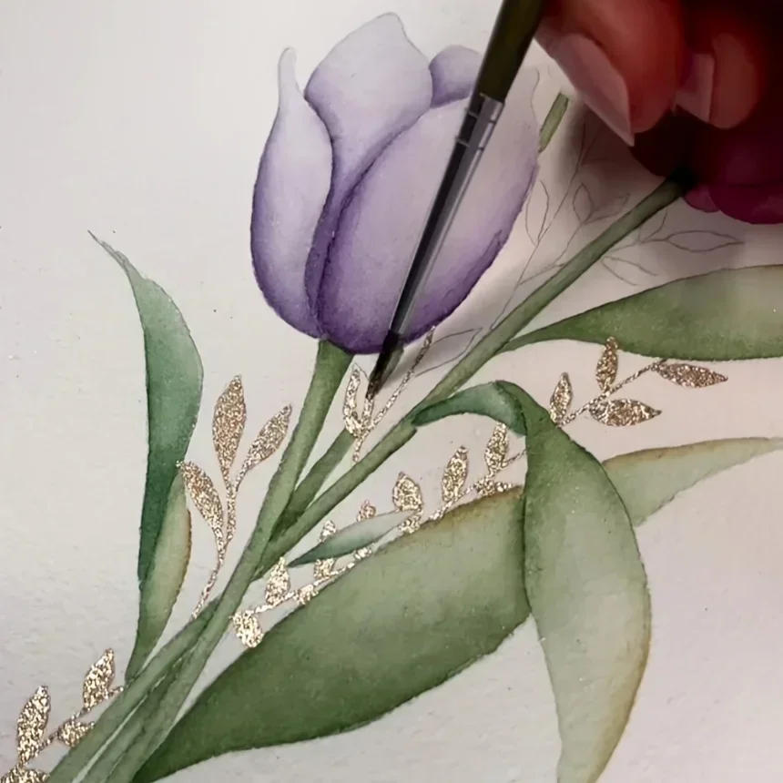 Description Picture 5 of item20-Color Solid Watercolor Paint Set with Pearl Shimmer-Non-Fade Vivid Pigments for Nail Art,Crafts,DIY Painting