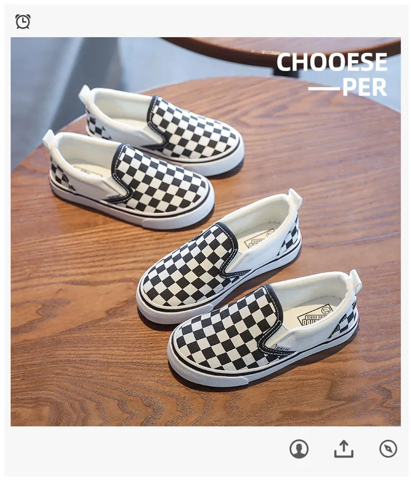 Description Picture 5 of itemChaussures Pour Enfants a Footstep Chaussures En Toile Pour Enfants Chaussures D'été Pour Garçons Et Filles Chaussures De Planch