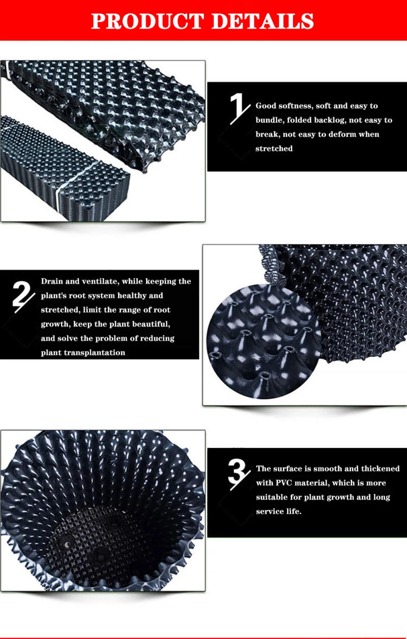 Description Picture 6 of itemAir Pruning Plant Root Control Nursery Pots Trainer Fast Root Grow Container Garden Tree Bonsai Transplant Tool Fast Nersery Pot