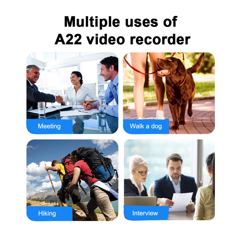 Description Picture 5 of itemVandlion A22 Mini Mounted Camera with LCD Screen HD 1080P 4pcs IR Night Vision Sports DV Motion Detection Car Driving Recorder