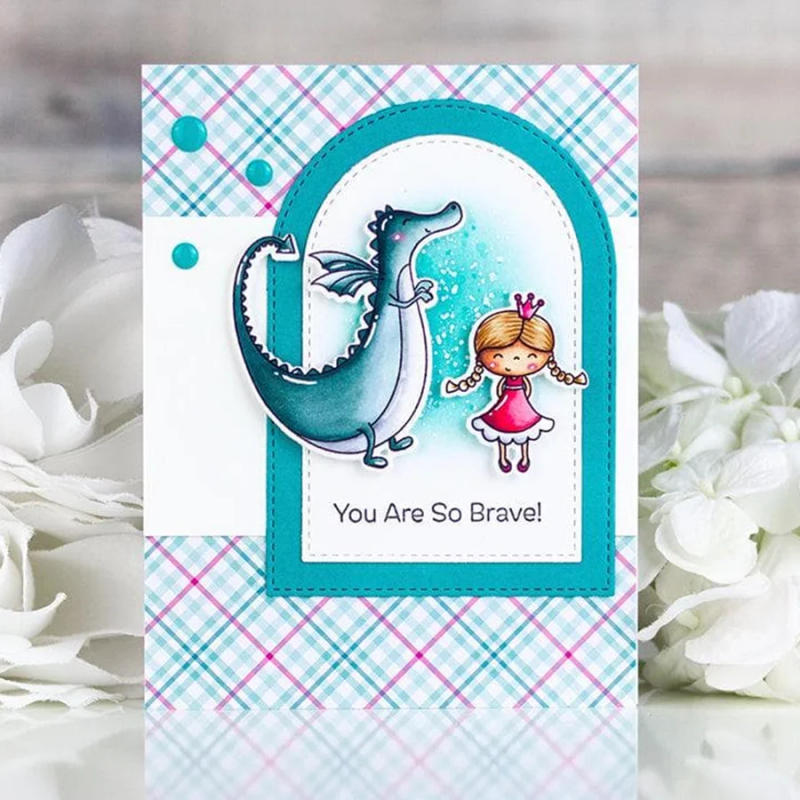 Description Picture 2 of itemLucky Goddess Metal Cutting Dies Stitched Arch Diy Scrapbooking Photo Album Decorative Embossing Paper Card Crafts